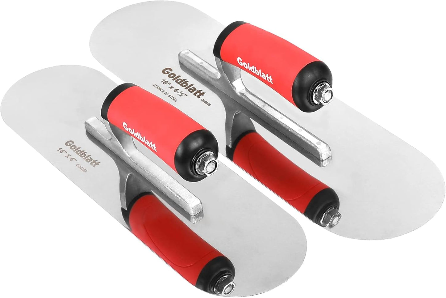Goldblatt Pool Trowel Set with Soft Grip Handle for Finishing