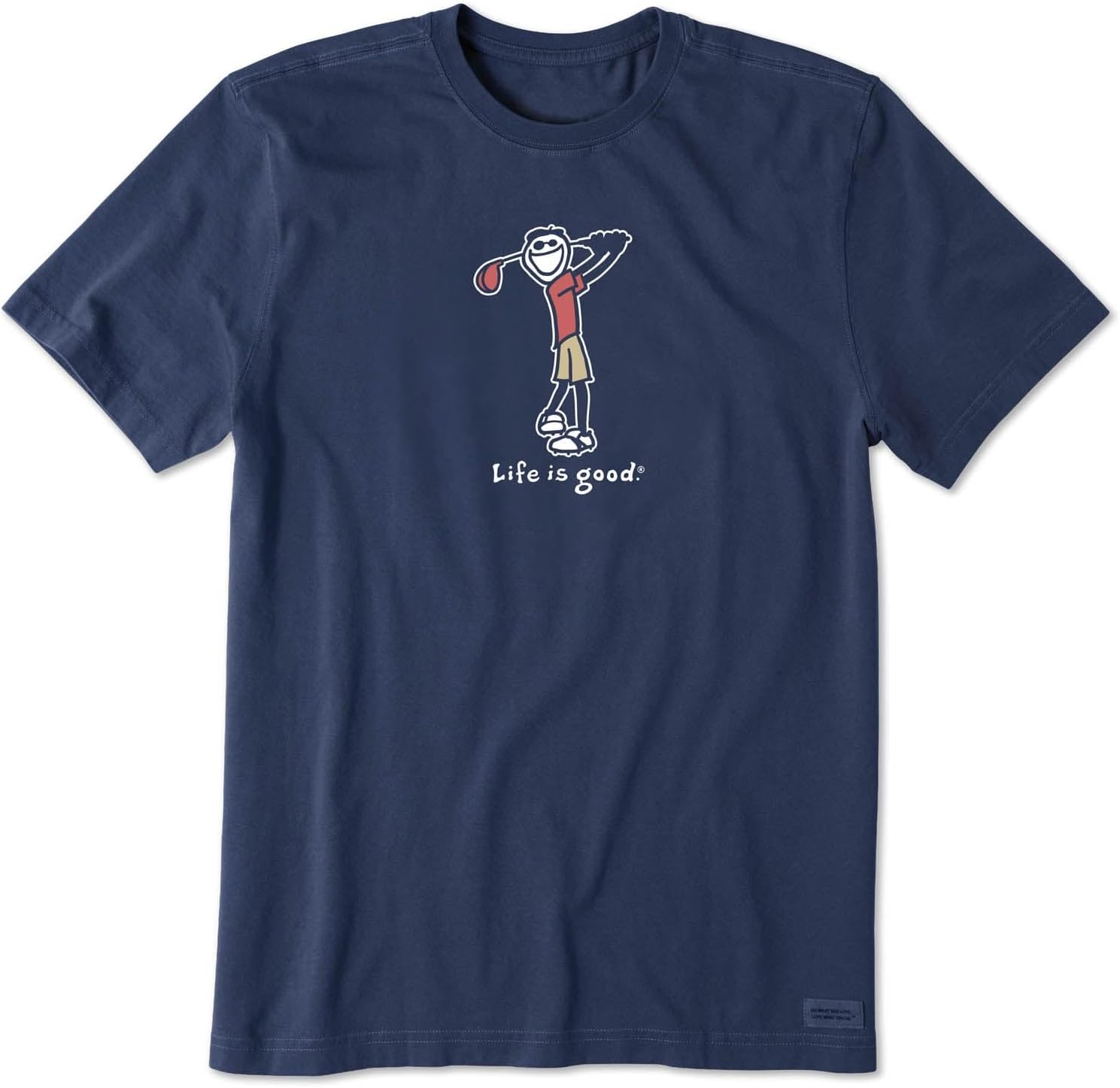 Life is Good Gold Jake Tee - Ultimate Comfort