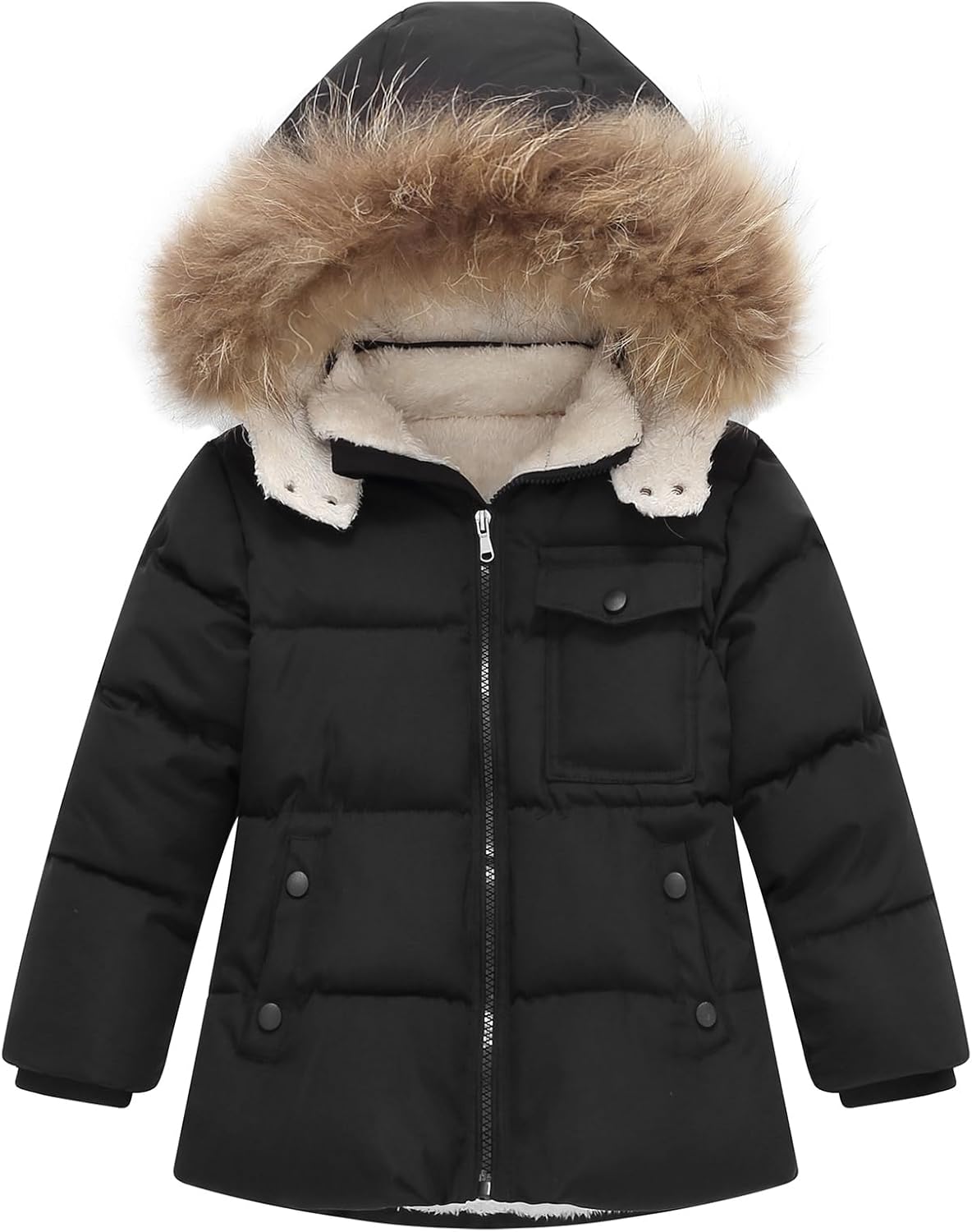 Toddler Winter Coat for Boys and Girls - Warm Puffer Jacket
