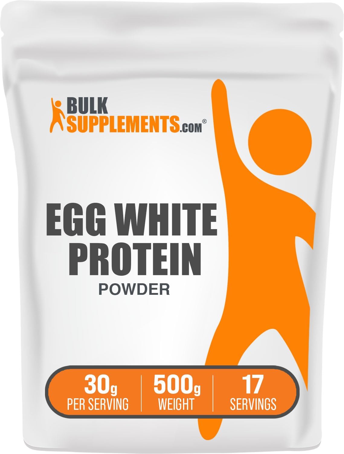 Egg White Protein Powder - Unflavored, Lactose Free, 30g Serving