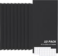 10 Pack Large Acoustic Panels 48x24x0.4 in - Echo Reducing Wall Panels