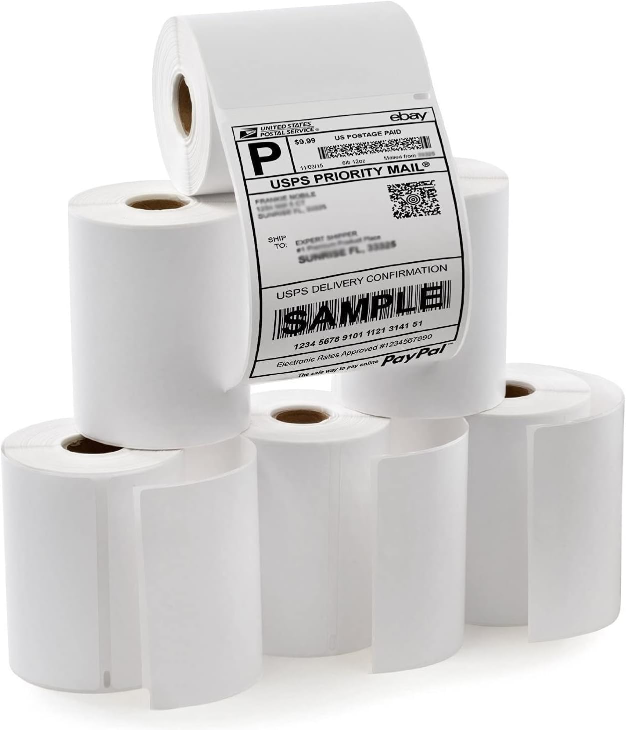 300 Rolls 4XL Labels 4x6 for Shipping and Addressing Needs