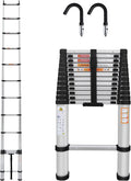 16.4ft Aluminum Telescopic Ladder Folding Ladder - Compact, Adjustable