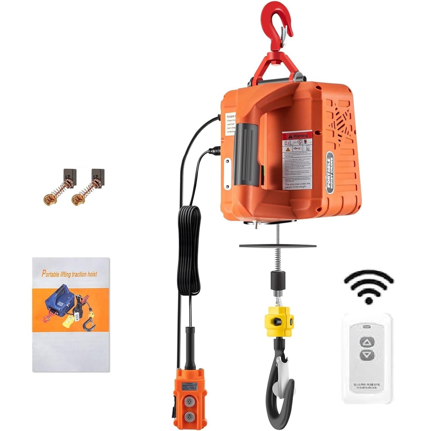 VEVOR 3in1 Electric Hoist Winch for Heavy Lifting Tasks