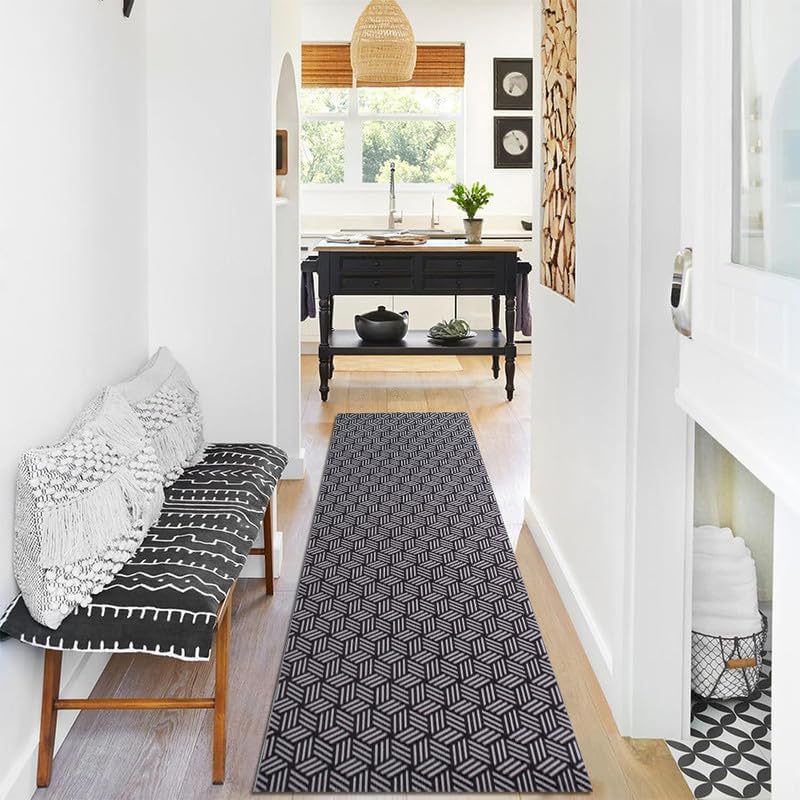 Runner Rug Non Slip for Hallway, Kitchen, and Living Room