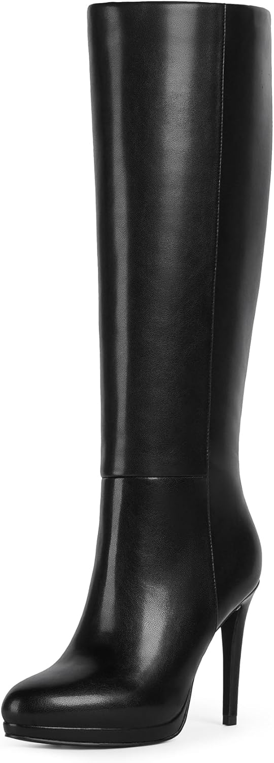 Modatope Knee High Boots for Women with Pointed Toe Design