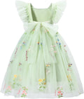 Elegant Tulle Party Dress for Toddler Girls with Ruffled Details