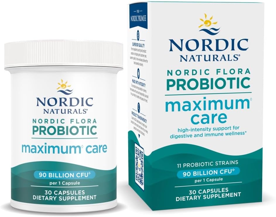 Nordic Flora Probiotic Maximum Care for Digestive Health Support