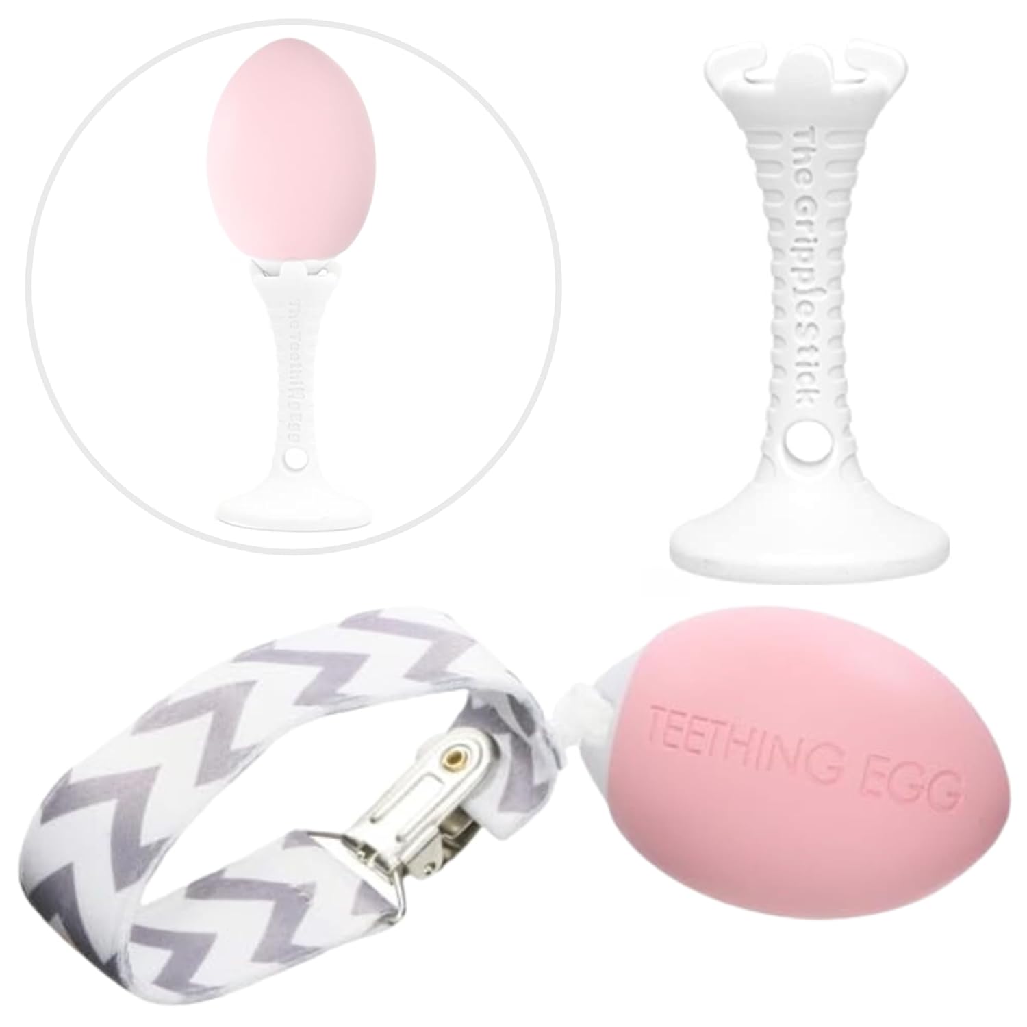 The Teething Egg and Grippie Stick - Essential Baby Teether