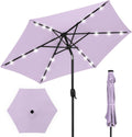 Outdoor Solar Market Table Patio Umbrella 7.5ft - Lavender