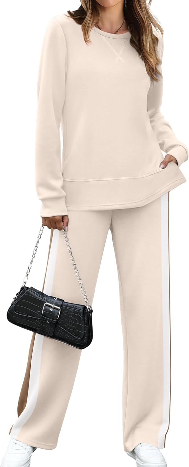 OFEEFAN Women's 2 Piece Lounge Set for Travel and Comfort