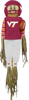 NCAA VTech Scarecrow With Stake Pole & Football Uniform - 5 ft Team