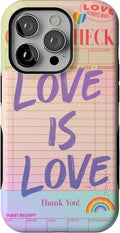 Casely iPhone 14 Pro Case Love is Love - Bold Protective Pride Case