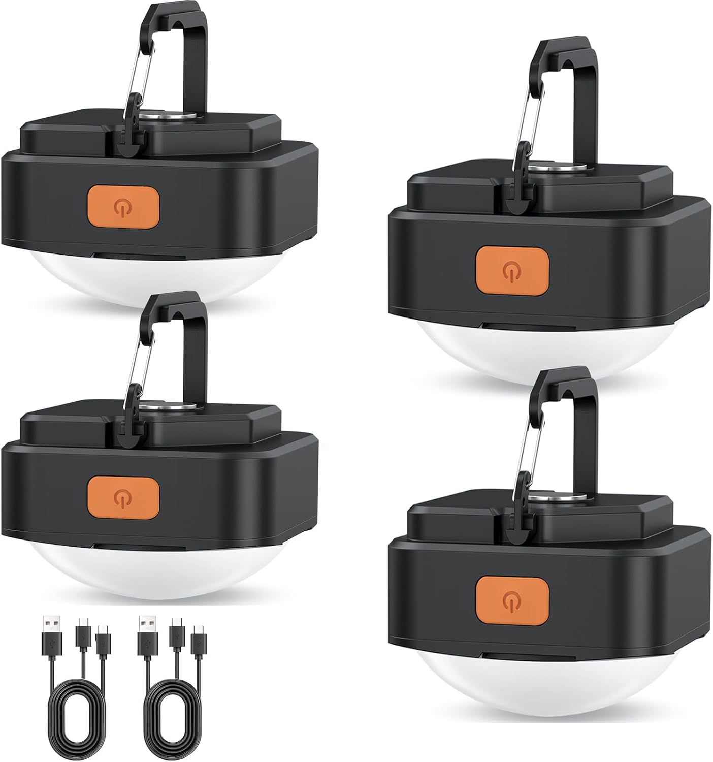 Portable Rechargeable LED Tent Lights by FLY2SKY - Reliable Camping Essential