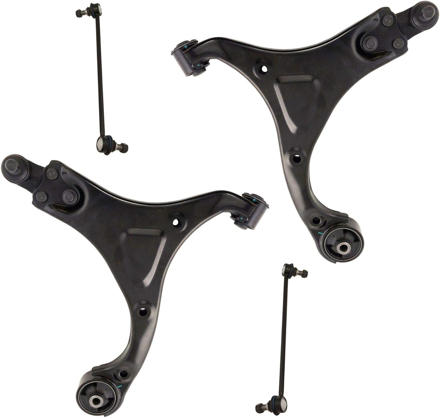 TRQ Front Suspension Kit Control Arm with Ball Joint for Sonata
