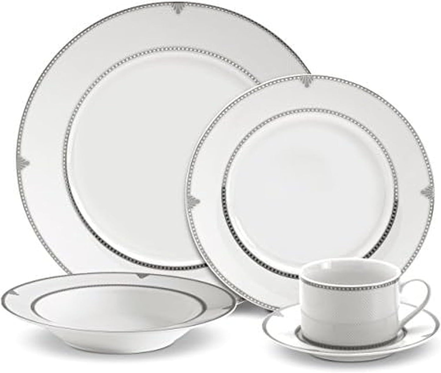 Mikasa Regent Bead 40-Piece Dinnerware Set for Elegant Dining