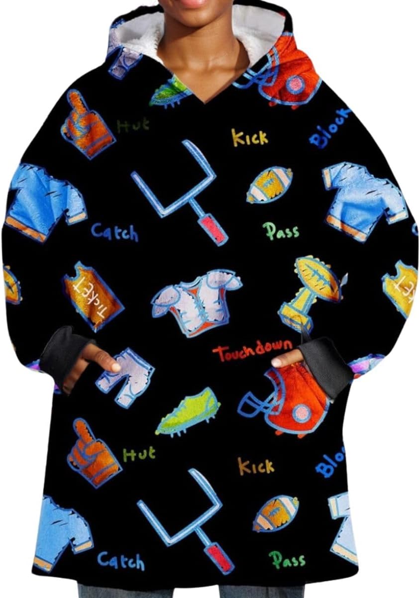 Huglanket: Football Coach Approved Hoodie Blanket
