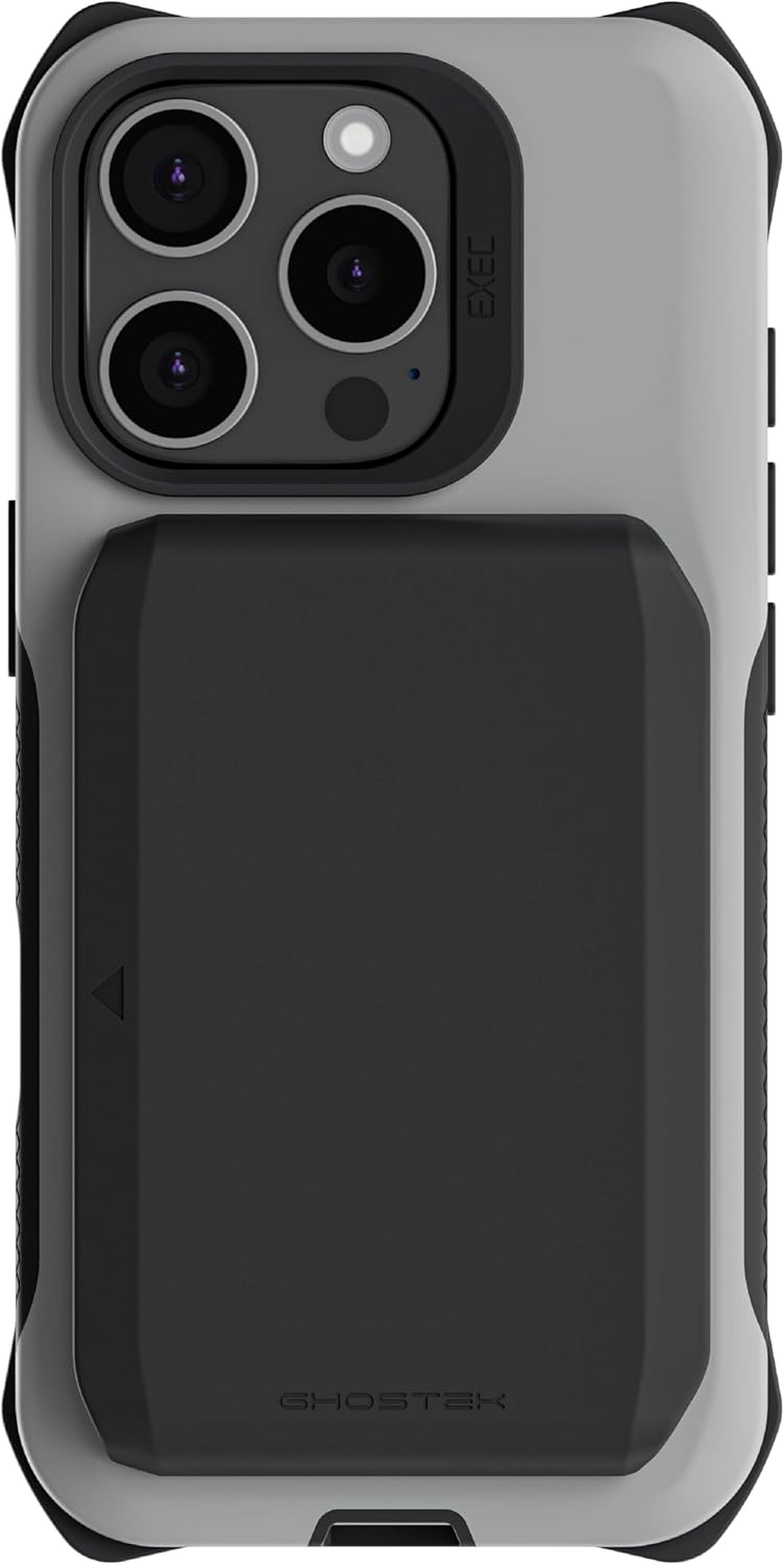 Ghostek Exec iPhone 16 Pro Wallet Case with Detachable Holder