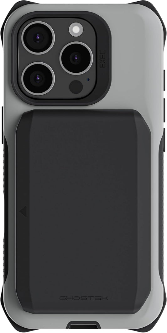 Ghostek Exec iPhone 16 Pro Wallet Case with Detachable Holder