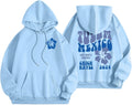 Hoodies For Teen Girls Pink Palm Puff Oversized Sweatshirt - Cozy Fit