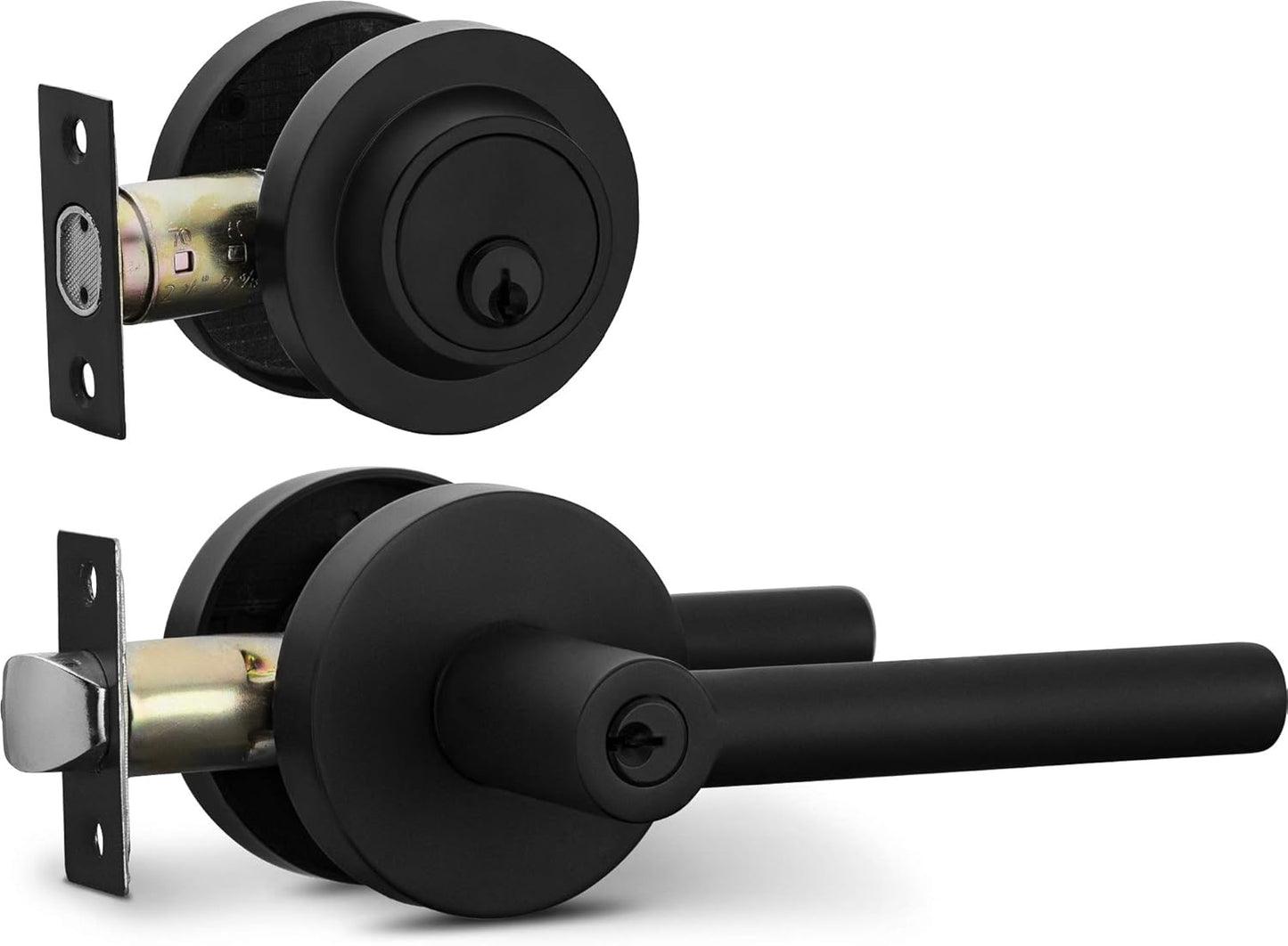 Berlin Modisch Entry Lever Door Handle Set for Modern Doors