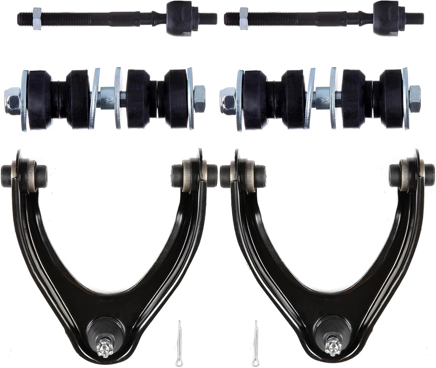 6pc Suspension Control Arm Ball Joint Tie Rod End for Honda Civic