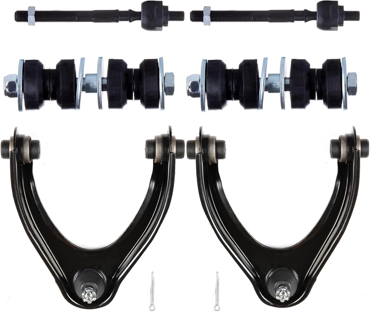 6pc Suspension Control Arm Ball Joint Tie Rod End for Honda Civic