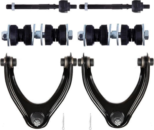 6pc Suspension Control Arm Ball Joint Tie Rod End for Honda Civic
