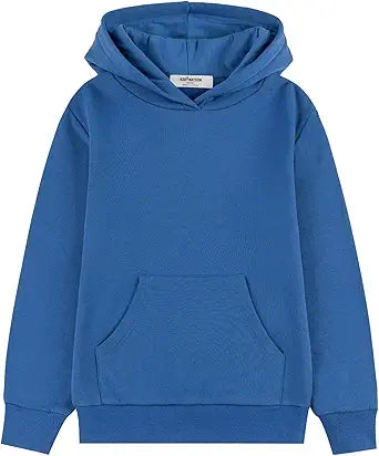 Kid Nation Kids' Soft Brushed Fleece Casual Pullover Hoodie