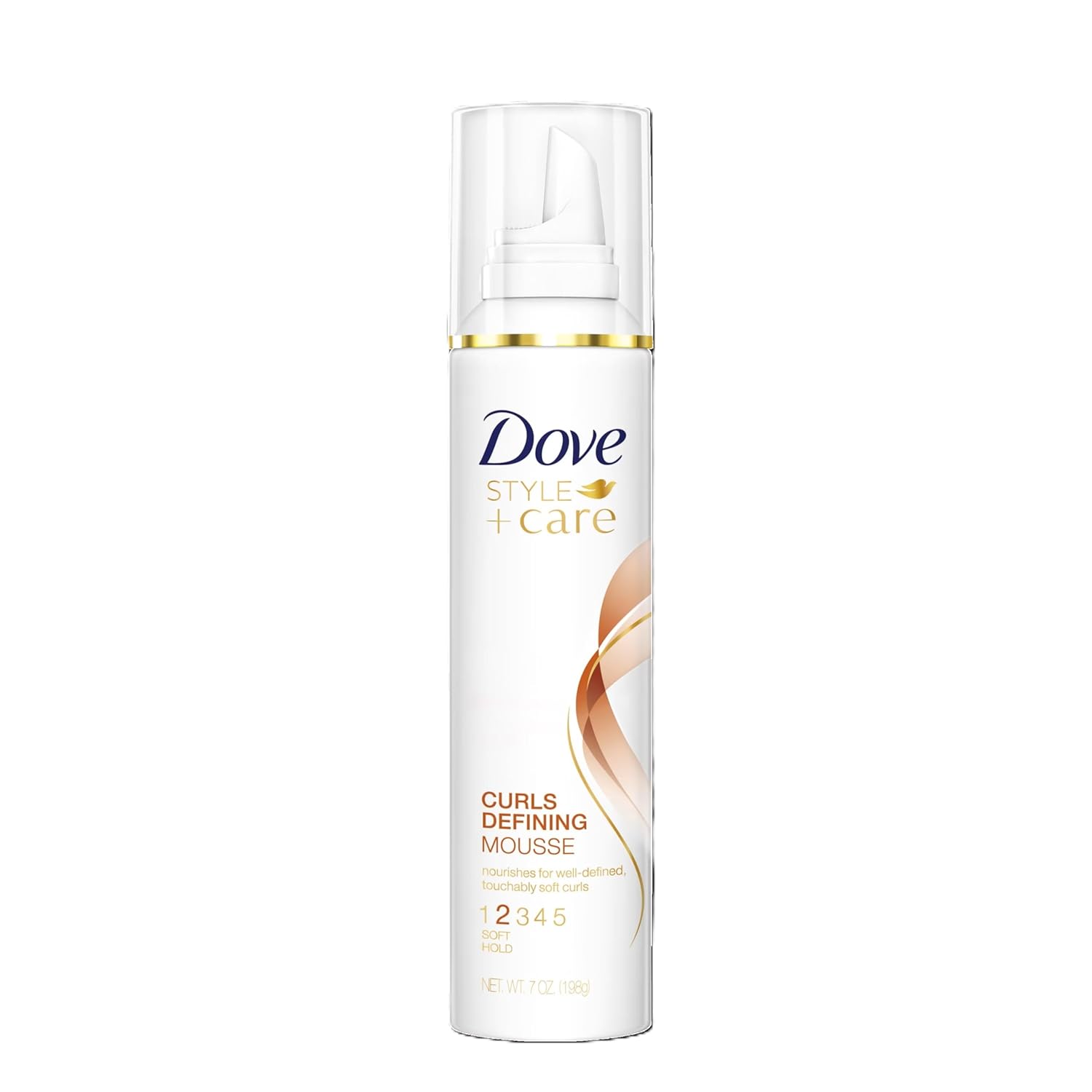 Dove Style+Care Curls Defining Mousse for Soft Hold and Volume