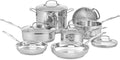 Cuisinart 11-Piece Stainless Steel Cookware Set - Reliable Everyday