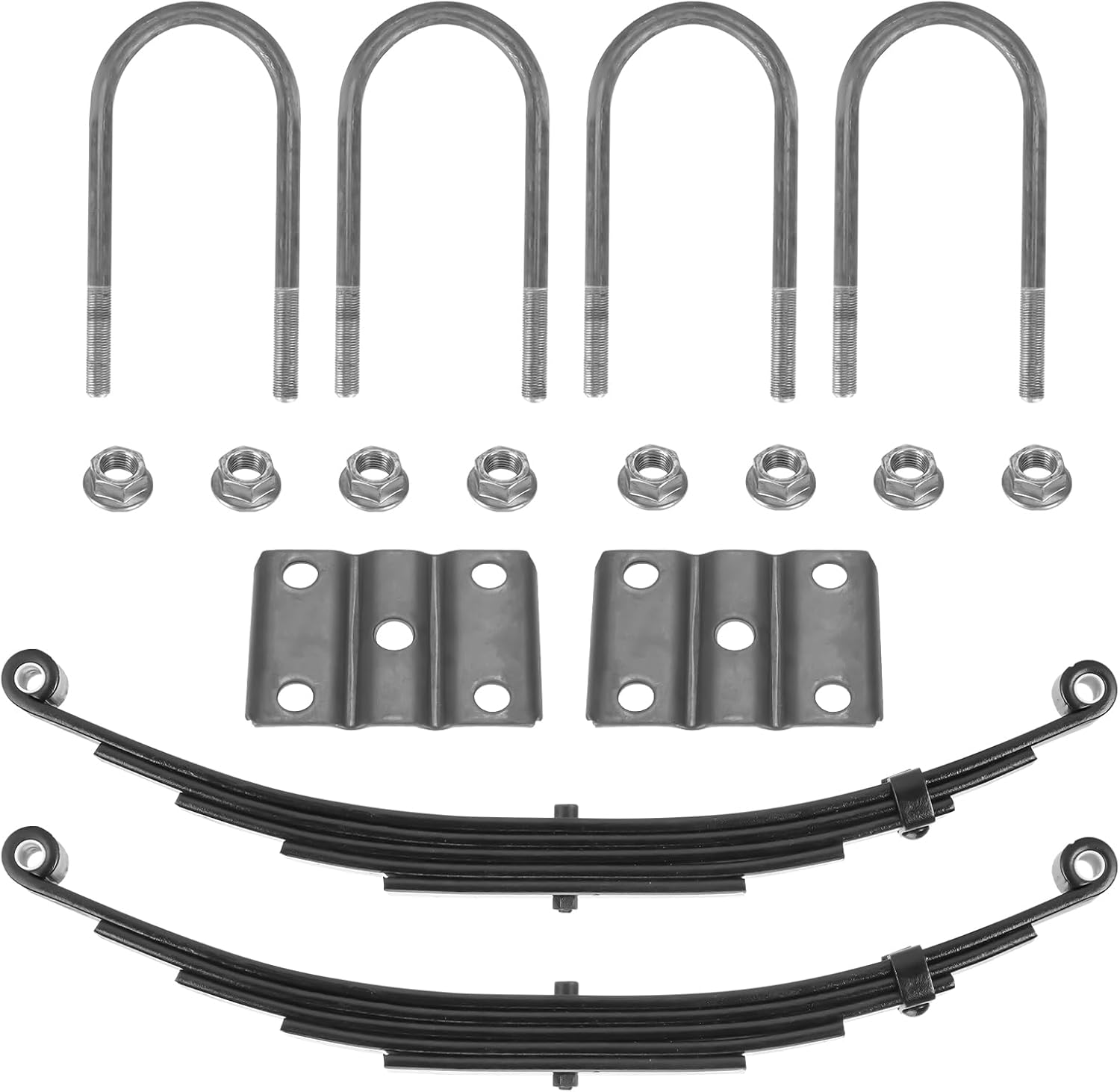 Single Trailer Leaf Spring 5 Leaf Double Eye 3000 lbs Capacity