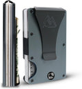 Minimalist Wallet for Men & Women - Slim RFID Wallet, Matte Grey