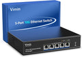 5 Port 10G Ethernet Switch - 100Gbps Capacity for NAS and PC