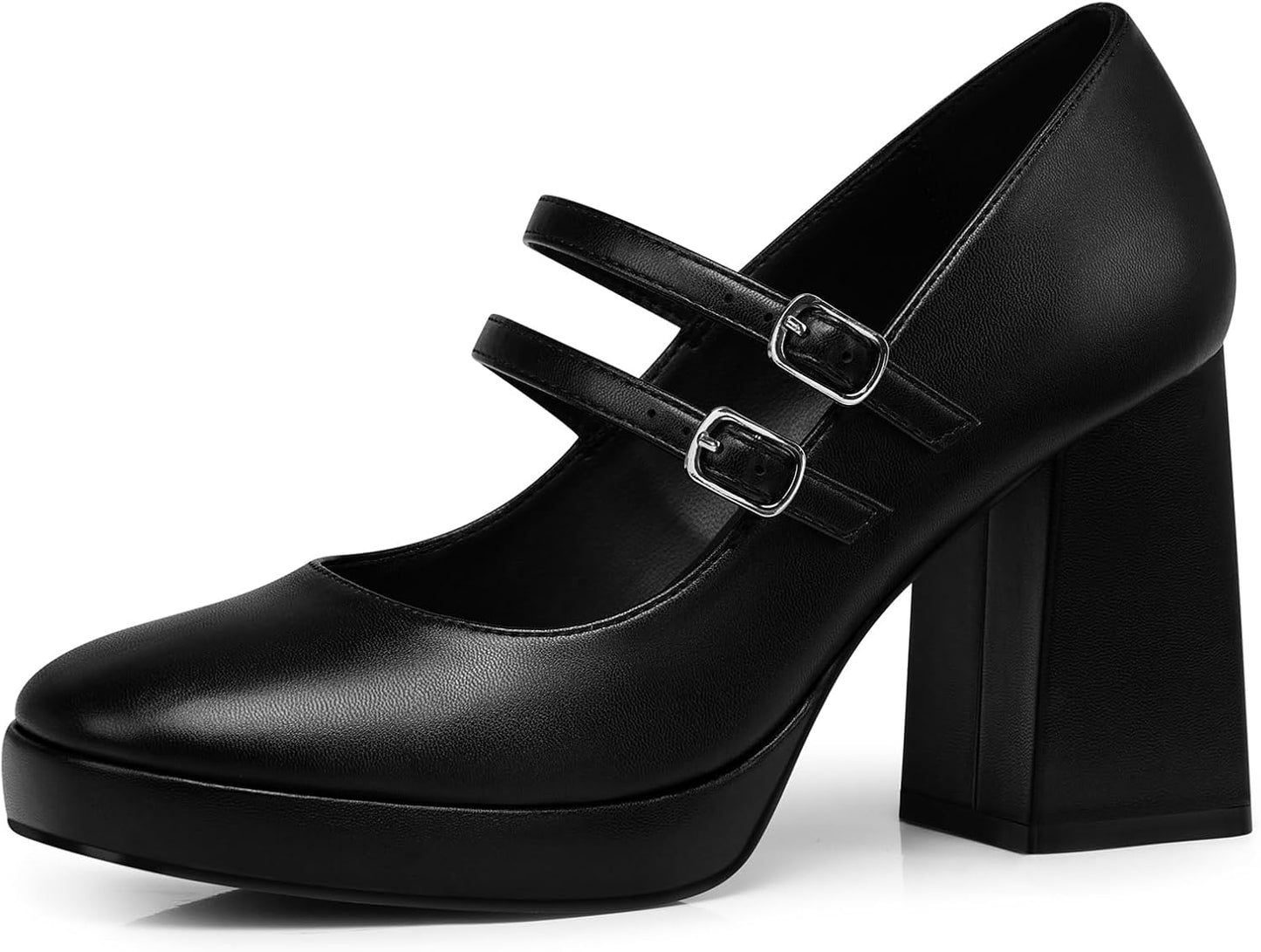 Women Mary Jane Shoes by CELLENZ: Stylish Chunky Heels
