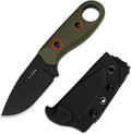 Kizer Beaver Fixed Blade Knife with Sheath - Compact EDC Bushcraft