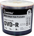 Mini DVD-R 3 in 50 Pack - Reliable 1.4 GB Discs for Camcorders