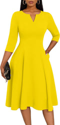 Stylish Nmoder A-Line Midi Dress Flare Design for Women