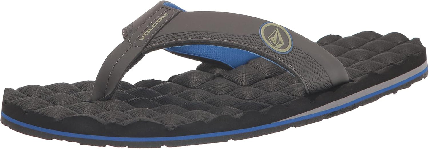 Volcom Mens Recliner Sandal Flip Flop for Ultimate Comfort