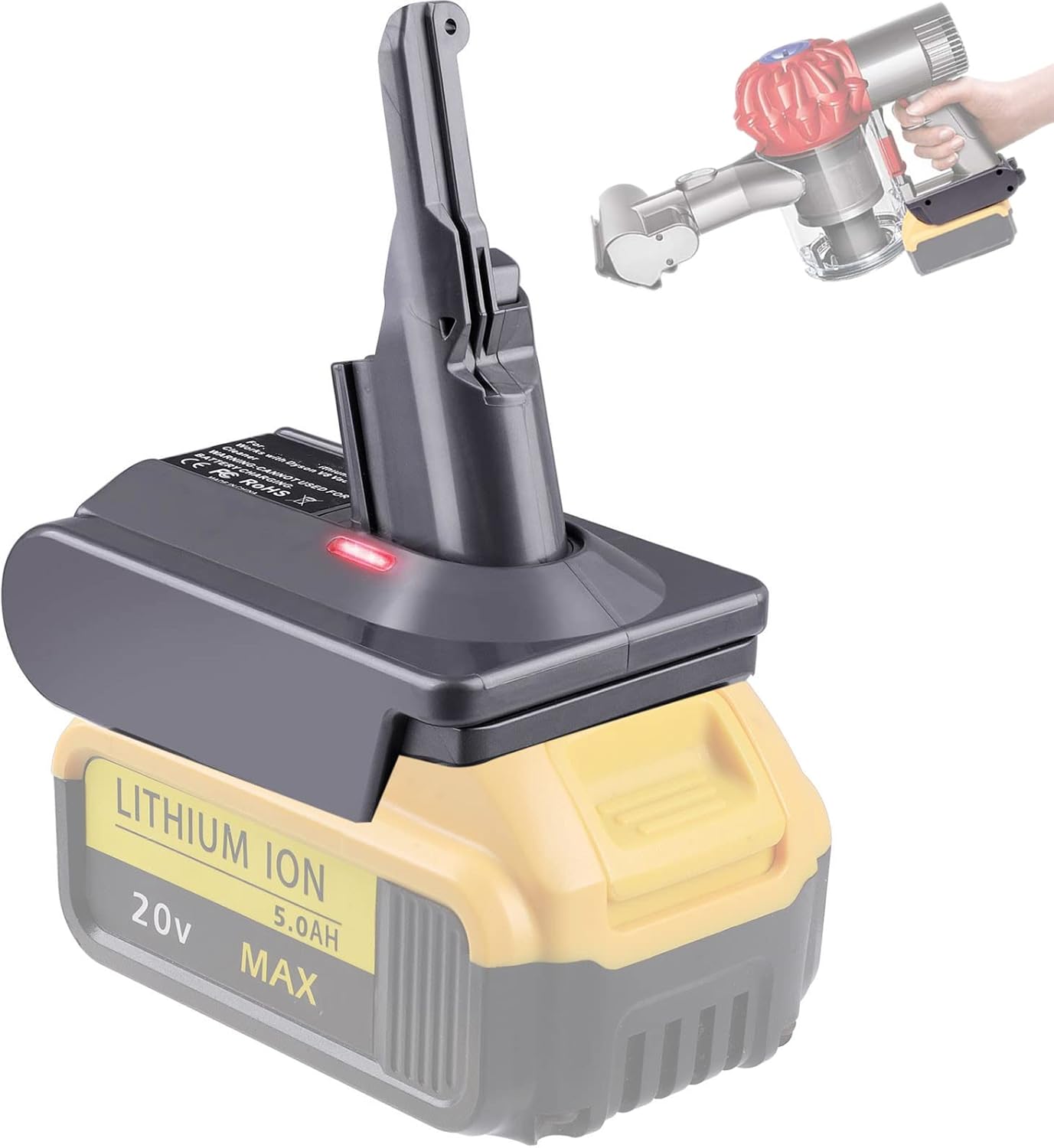 Dewalt 20V to Dyson V8 Adapter: Vacuum Upgrade!