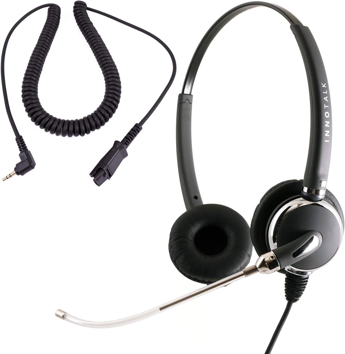 Voice Tube Mic Headset with Quick Disconnect for Professionals