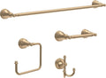 Delta Mylan 4-Piece Bathroom Set Champagne Bronze - Classic Hardware