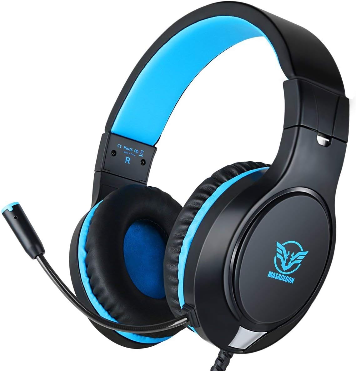 MASACEGON Gaming Headset - Bass Surround & Noise Cancelling