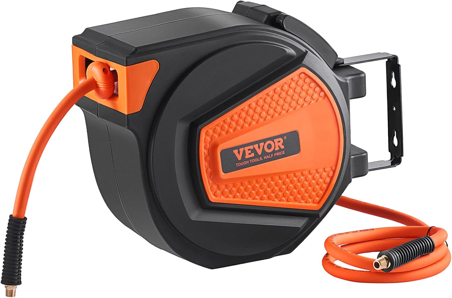 VEVOR Retractable Air Hose Reel with 50FT Hybrid Hose