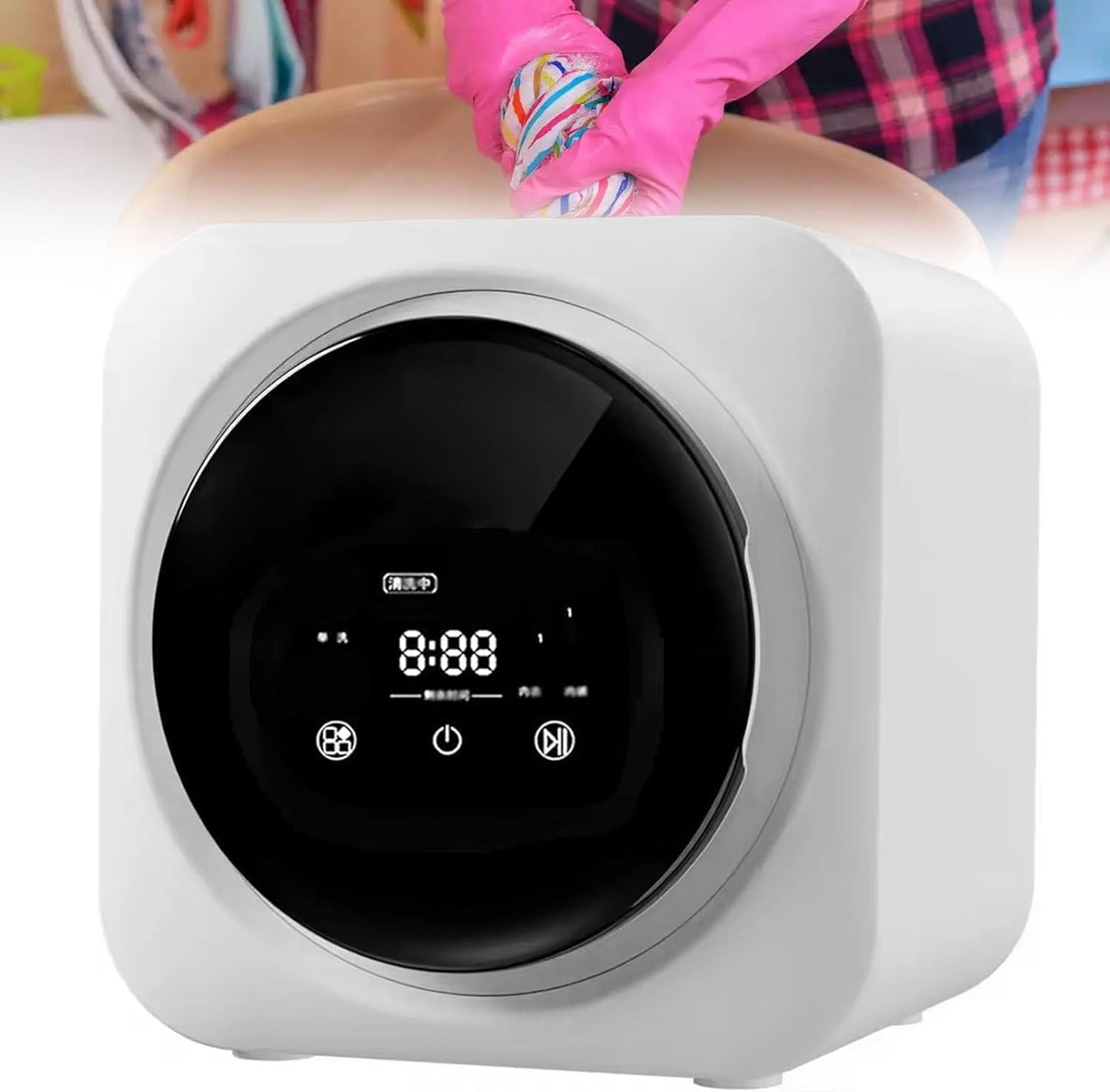 Portable Mini Washer & Dryer for Travel & Small Items