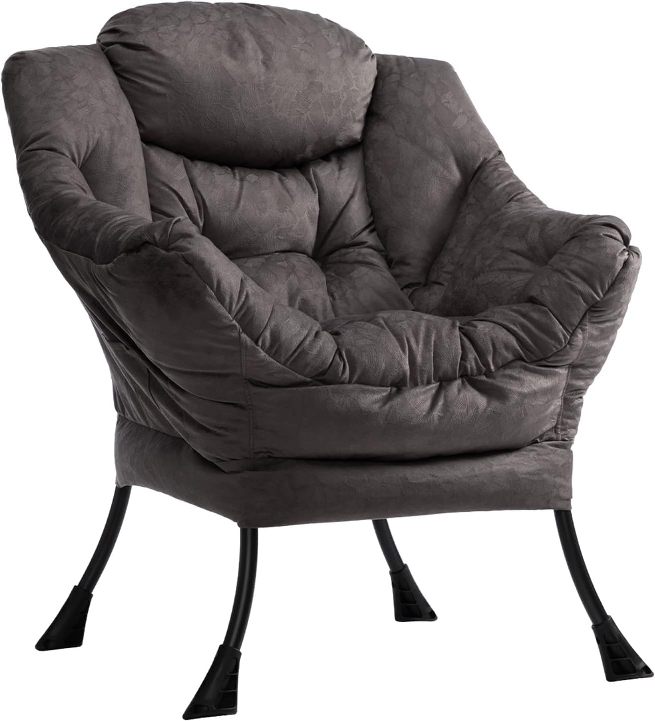 Comfy Accent Lounge Chair with Armrest and Side Pocket for Relaxation