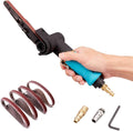 Pneumatic Tool Air Belt Sander (3/8ft x 13ft) - Compact Metal Polisher