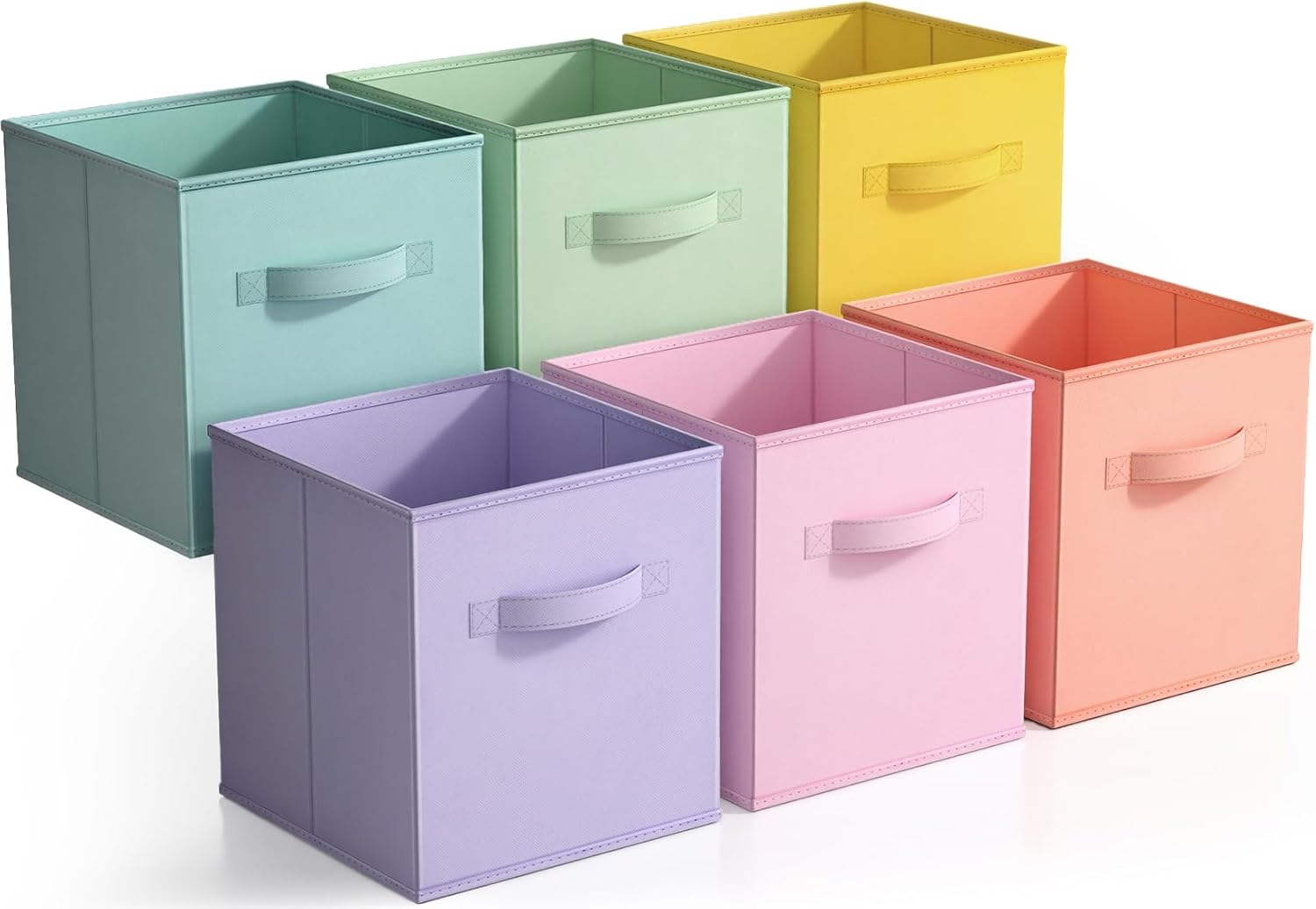Sorbus 11 Inch Fabric Storage Cubes - Versatile Organizing Bins