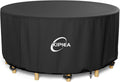 Kipiea Round Patio Table Cover 110in Dia x 28in H - Heavy Duty