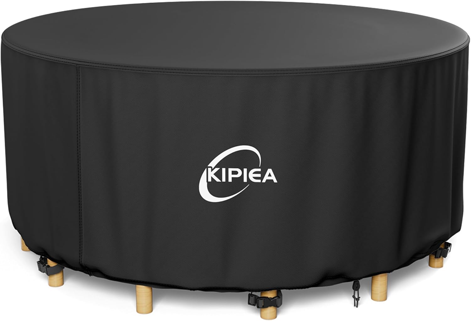 Kipiea Round Patio Table Cover Waterproof for Ultimate Protection